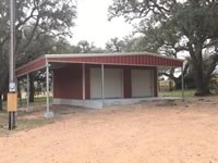 25'x25'x10' weld up with a 10' gable extension and a 12'x35' lean too for a tractor&trailer shed