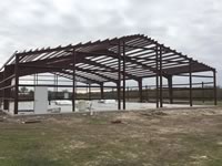 80' x 125' x 16' bolt up with a 25' x 125' lean too for an Implement Shed