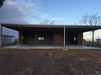 3 bay tractor shed in Westhoff Texas
