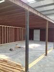 Custom Commercial building with a Mezzaine being installed