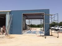 25' x 40' x 16' bolt up extension to an existing structure for Alamo Concrete in Bay City, TX