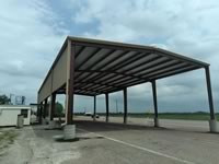45' x 100' x 18' bolt up TX DOT Station located outside Beeville, TX.