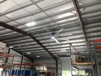 Overhead Commercial Fan for Warehouse
