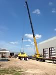 60' x 100' x 44' bolt up structure with dual overhead cranes