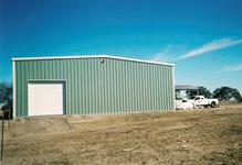 50 ft. x 50 ft. bolt up steel building being used for chemical storage facilities.