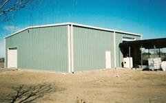 50 ft. x 50 ft. bolt up steel building being used for chemical storage facilities.